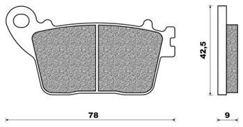 Sintered brake pads 99 BRENTA FT4114