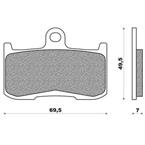 Sintered brake pads V BRENTA FT4120  