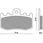 Sintered brake pads V BRENTA FT4123  