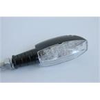 Smerovka black LED-kovové telo-obojstr. svietenie Pár