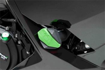 Spare rubber end protector R12 zelená