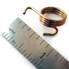 Spring for front glove compartment hook