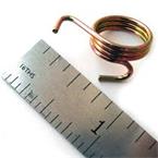 Spring for front glove compartment hook