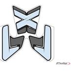 Tank pad SPECIFIC carbon look with side part