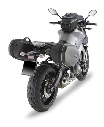 TE 2115 podpěry bočních brašen Yamaha MT-09 (13-14), černé pro systém EASYLOCK