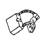 Uhlíky štartéra JD, R11 - sada 4 ks