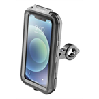 Univerzálne vodeodolné púzdro na mobilné telefóny Interphone Armor, úchyt na riadidlá, max. 5,8", cierne