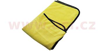 UTIERKA Z MIKROVLÁKNA SUPER DRYING TOWEL URCENÁ PRE SUŠENIE A OTÍRÁNÍ POVRCHOV, OXFORD (ŽLTÁ)