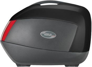 V 35N pár bočních kufrů GIVI (levý+pravý) boční víka černá matná (Monokey pro PLX)