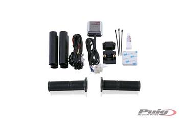 Vyhrievané rukoväte čierna s termostatom