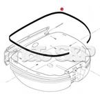 Z 1908R těsnění víka kufru GIVI E 55 Maxia, pryžové - pozice 14