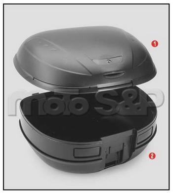 Z 52FNM spodní víko kufru GIVI E 52 Maxia, černé