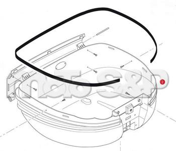 Z 55FNM spodní víko kufru E 55 Maxia, černé