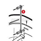Z 599 omezovač otevírání víka kufru V 46, E 41 Keyless (mezi horní a spodní víko), 1 ks