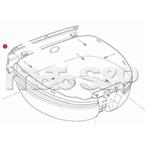 Z 692R zadní stříbrný plast kufru GIVI E 55 Maxia (lze na něj kufr postavit) - pozice 12