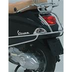 Zadny a bocni ochranny ram na modely Vespa LX, LXV, chrom