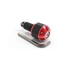 ZÁVAŽIA RIADIDIEL CARB ENDS 1 S REDUKCIOU PRE VNÚTORNÝ PRIEMER 18 MM (VONKAJŠÍ 28,6 MM), OXFORD (CERVENÉ, PÁR)