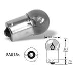 Žiarovka 12V 10W Ba15s ambrova