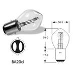Žiarovka 12V 35/35W Ba20d S2