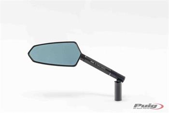 Zpätné zrkadlo F1 čierno / čierna ľavý