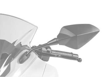 Zpätné zrkadlo RS1 30° FAIRING FITTING carbon look pravý