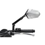 Zpätné zrkadlo Xplorer čierny/eloxovaný hliník ľavý