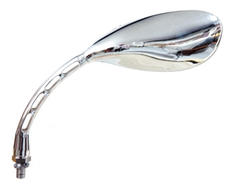 ZRKADLO SPATNÉ CHRÓM-CHOPPER Pravá