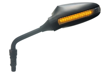 ZRKADLO SPATNÉ ČIERNE Lavá